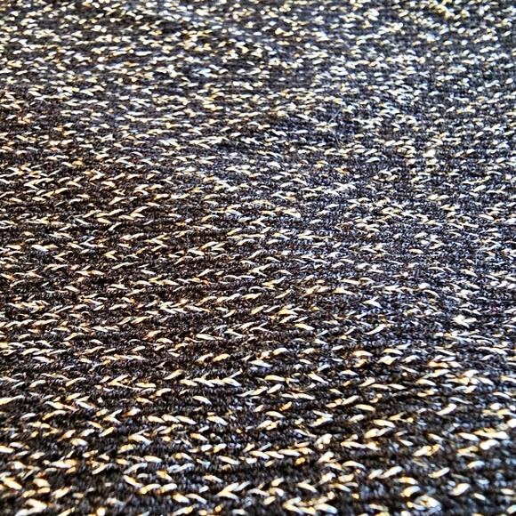 Ruby Rd. Sparkly Longsleeve Blouse One piece Cardigan Gold Sparkles Shimmer Gems - Picture 8 of 11